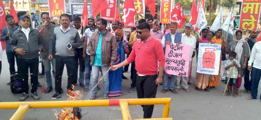 Strong Protest in Jharkhand