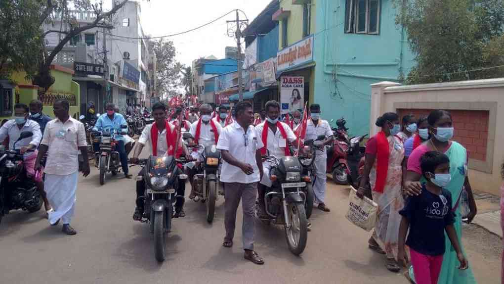 campaign during the assembly elections in Tamil Nadu