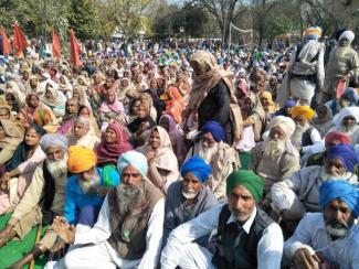 पंजाब में किसान रैली